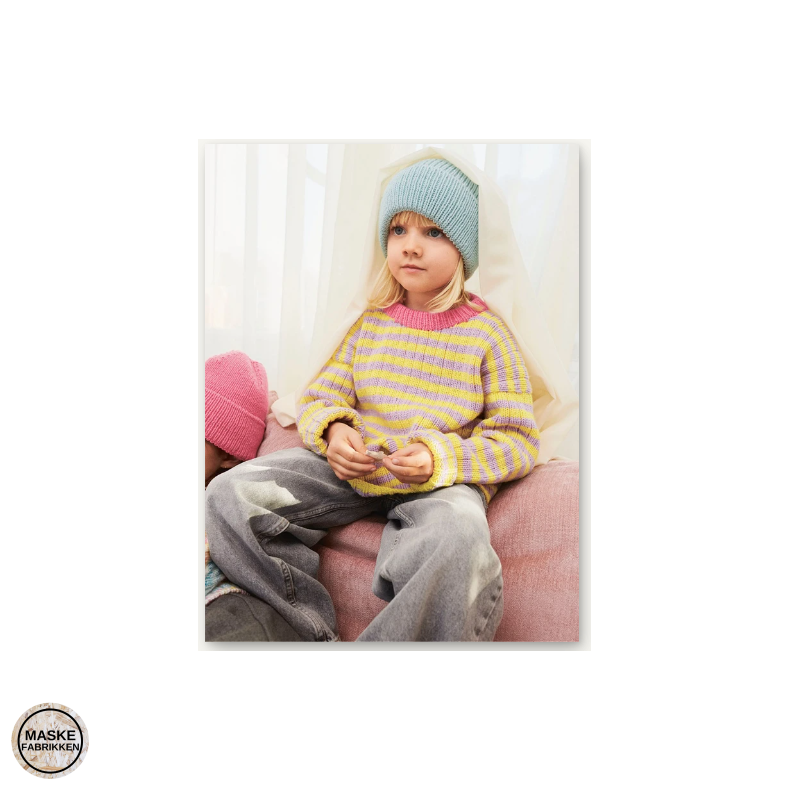 Sedrick Sweater Junior - Sandnes Garn, strikkeopskrift (papir) 