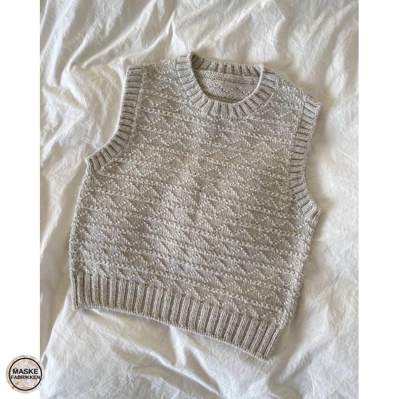 PetiteKnit - Sille Slipover, strikkeopskrift (papir)