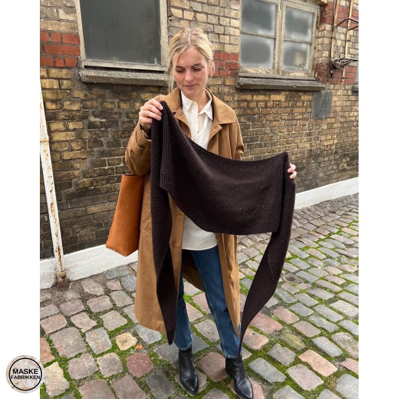 PetiteKnit - Sophie Shawl, strikkeopskrift (papir)