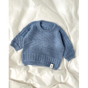 PetiteKnit - Storm Sweater Baby, strikkeopskrift (papir)