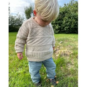 PetiteKnit - Storm Sweater Junior, strikkeopskrift (papir)