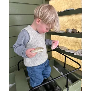 PetiteKnit - Storm Slipover Junior, strikkeopskrift (papir)