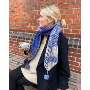 PetiteKnit - Structure Scarf, strikkeopskrift (papir)