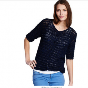 Opskrift - Strukturcardigan