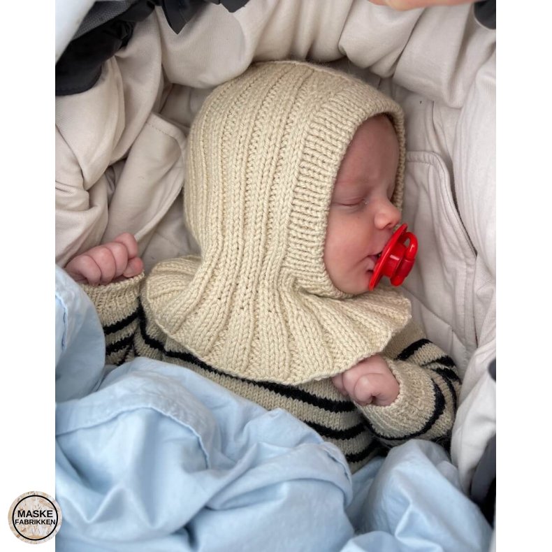 PetiteKnit - Sunday Balaclava Baby, strikkeopskrift (papir)