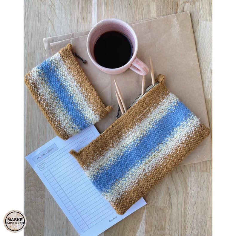 PetiteKnit - Technicolor Purse, strikkeopskrift (papir)
