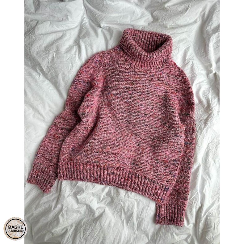 PetiteKnit - Terrazzo Sweater Junior, strikkeopskrift (papir)
