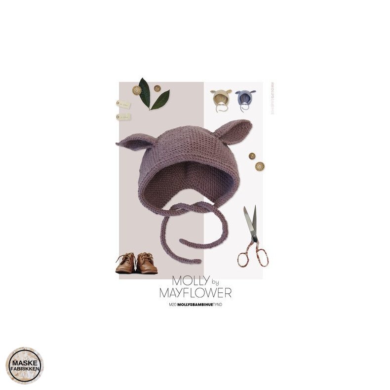 Mollys Bambihue (tynd) - gratis download opskrift