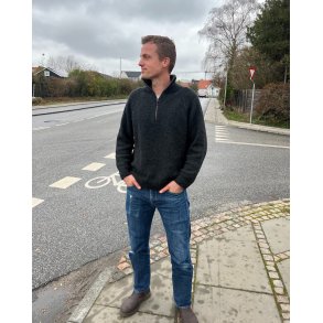 PetiteKnit - Zipper Sweater Light - Man, strikkeopskrift (papir)