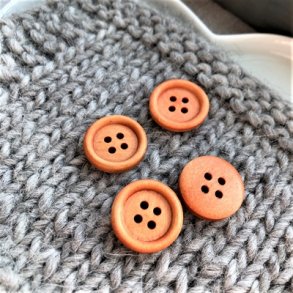 Lakeret trknap 4-huls, 20 mm