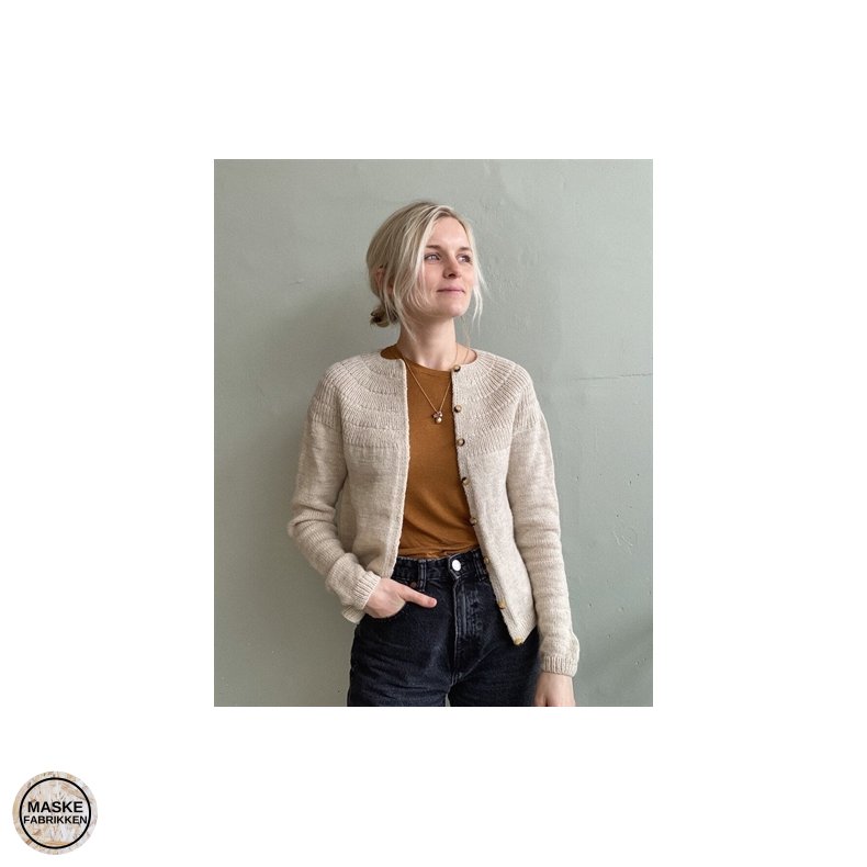 PetiteKnit - Ankers Cardigan My Size, strikkeopskrift (papir)