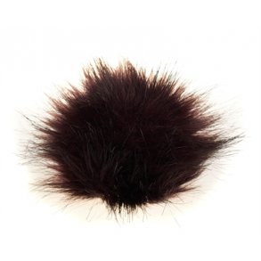 Pompon aubergine 120 mm