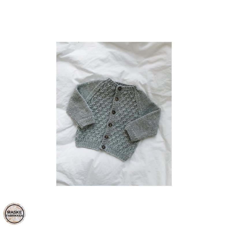 PetiteKnit - Carls Cardigan, strikkeopskrift (papir)
