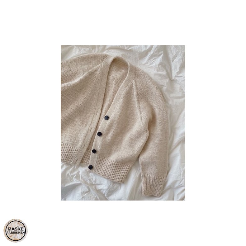 PetiteKnit - Champagne Cardigan, strikkeopskrift (papir)