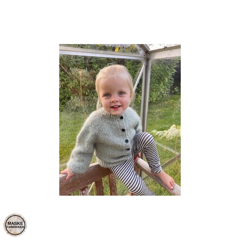 PetiteKnit - Novice Cardigan Mini - Chunky Edition, strikkeopskrift (papir)