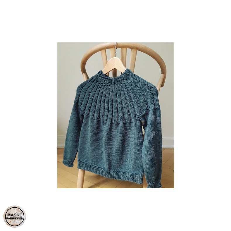 PetiteKnit - Haralds Sweater Junior, strikkeopskrift (papir)