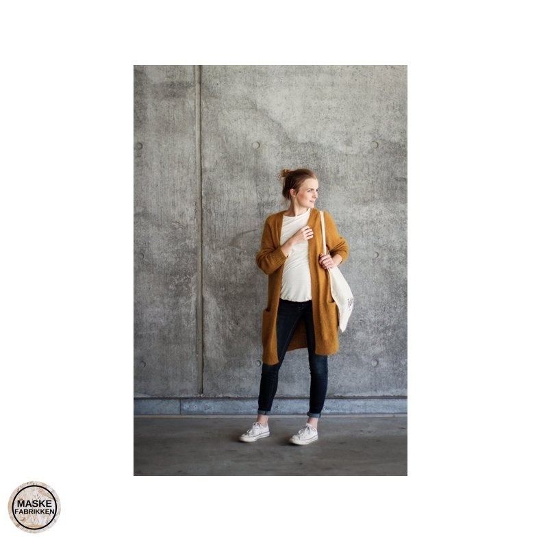 PetiteKnit - Ingen Dikkedarer Cardigan, strikkeopskrift (papir)