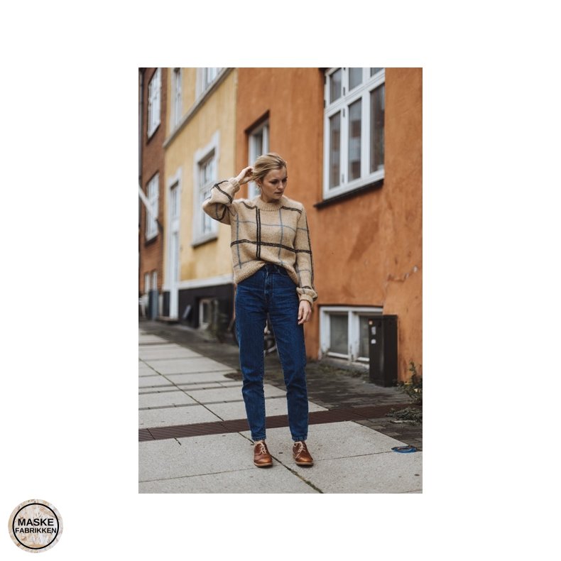 PetiteKnit - Scotty Sweater, strikkeopskrift (papir)