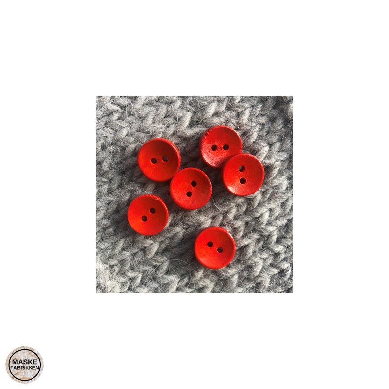 Orange trknap 2-huls, 15 mm