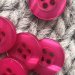 Pink knap 4-huls, 12 mm