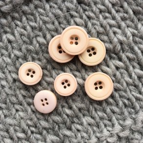 Nude mat knap 4-huls