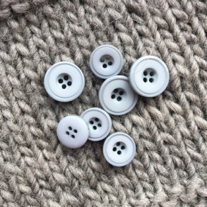 Lys gr mat knap 4-huls