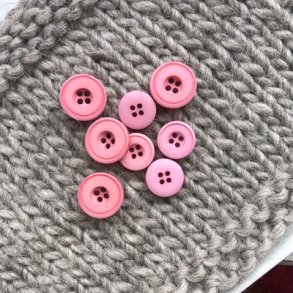 Lyserd mat knap 4-huls