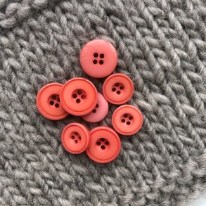 Koral mat knap 4-huls