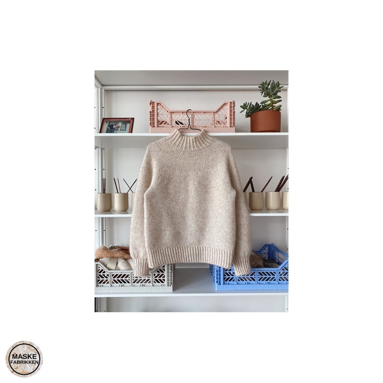 PetiteKnit - Novice Sweater, strikkeopskrift (papir)