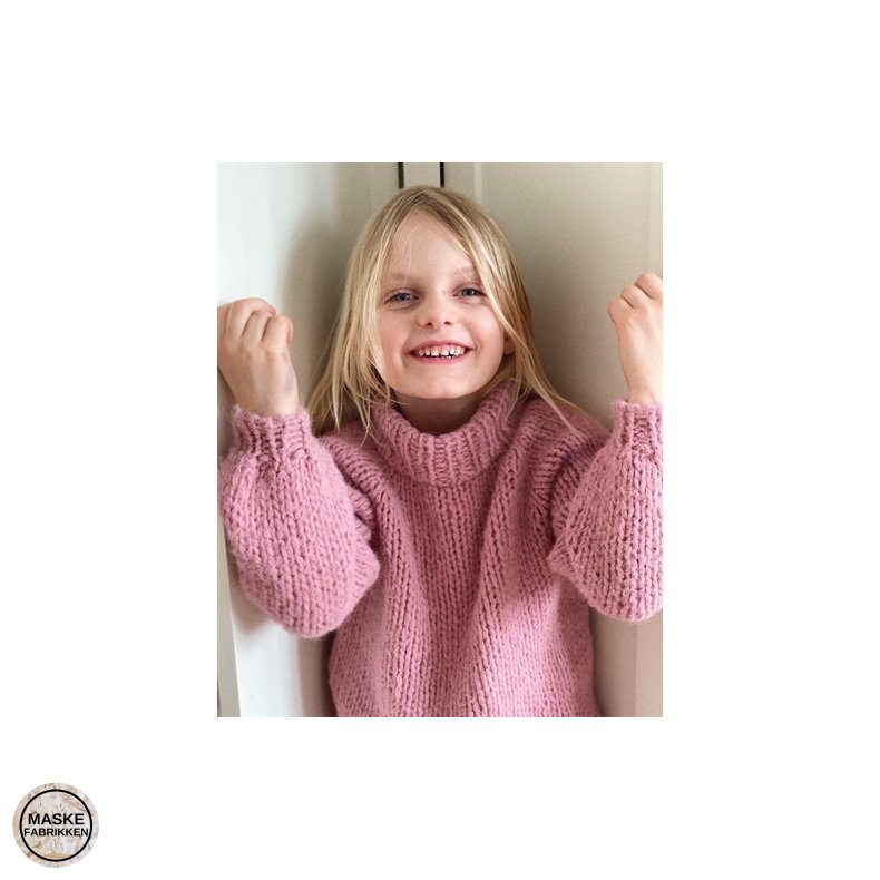 PetiteKnit - Louisiana Sweater Junior, strikkeopskrift (papir)
