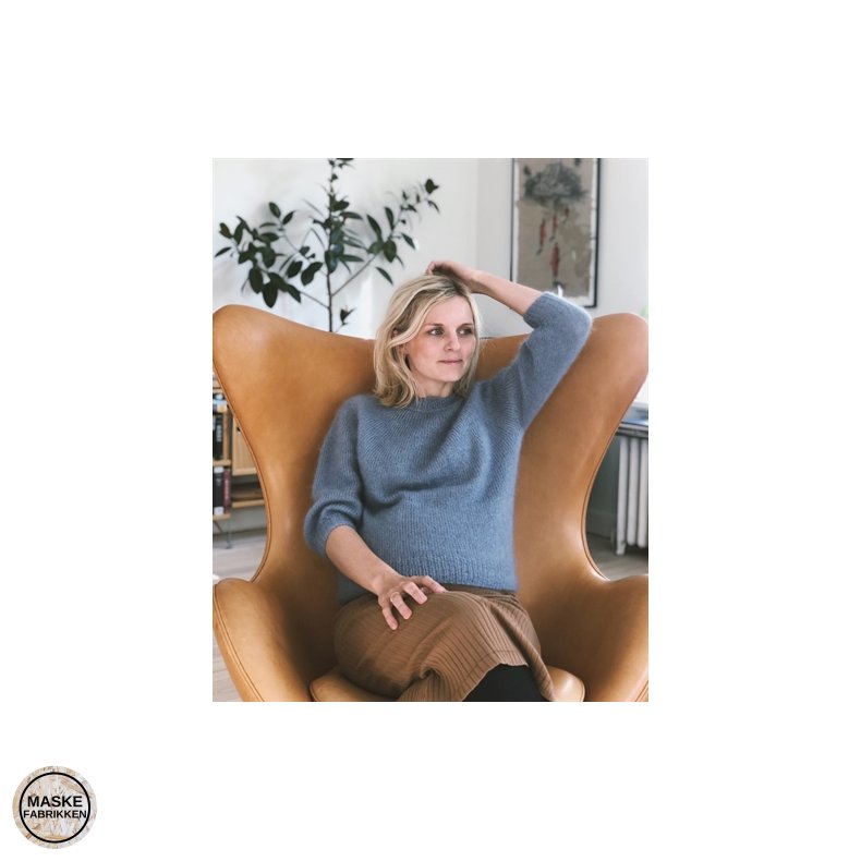 PetiteKnit - Novice Sweater - Mohair Edition, strikkeopskrift (papir)