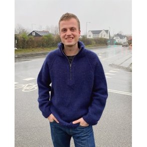 PetiteKnit - Zipper Sweater - Man, strikkeopskrift (papir)