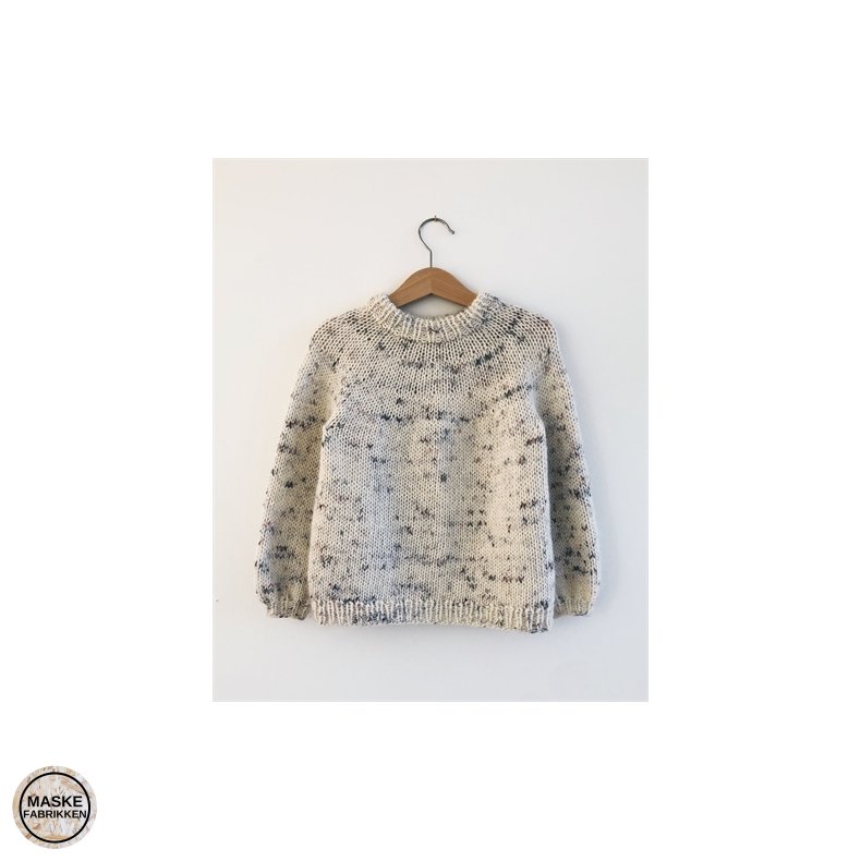 PetiteKnit - Novice Sweater Junior, strikkeopskrift (papir)