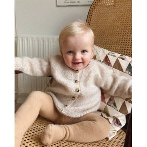 PetiteKnit - Novice Cardigan Mini - Mohair Edition, strikkeopskrift (papir)
