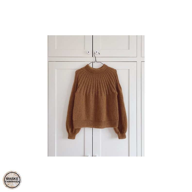 PetiteKnit - Sunday Sweater - Mohair Edition, strikkeopskrift (papir)