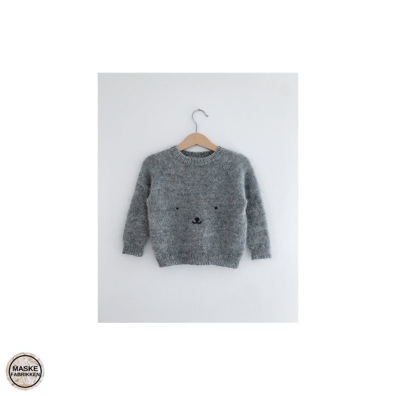 Bamsesweater strikkeopskrift fra PetiteKnit