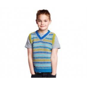 Opskrift - Slipover i striber