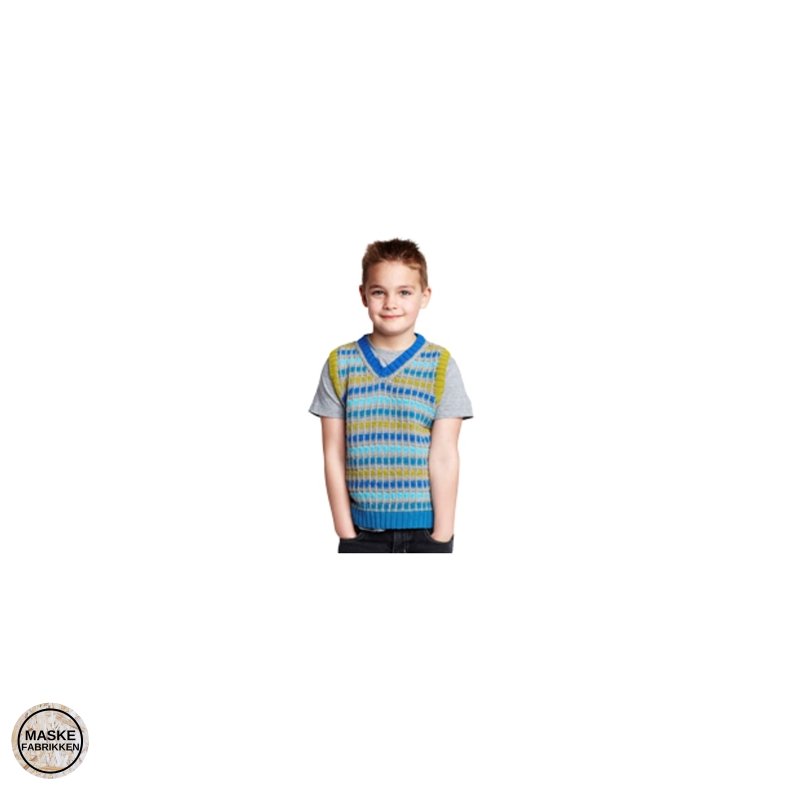 Opskrift - Slipover i striber