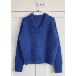 PetiteKnit - Stockholm Sweater V-neck, strikkeopskrift (papir)