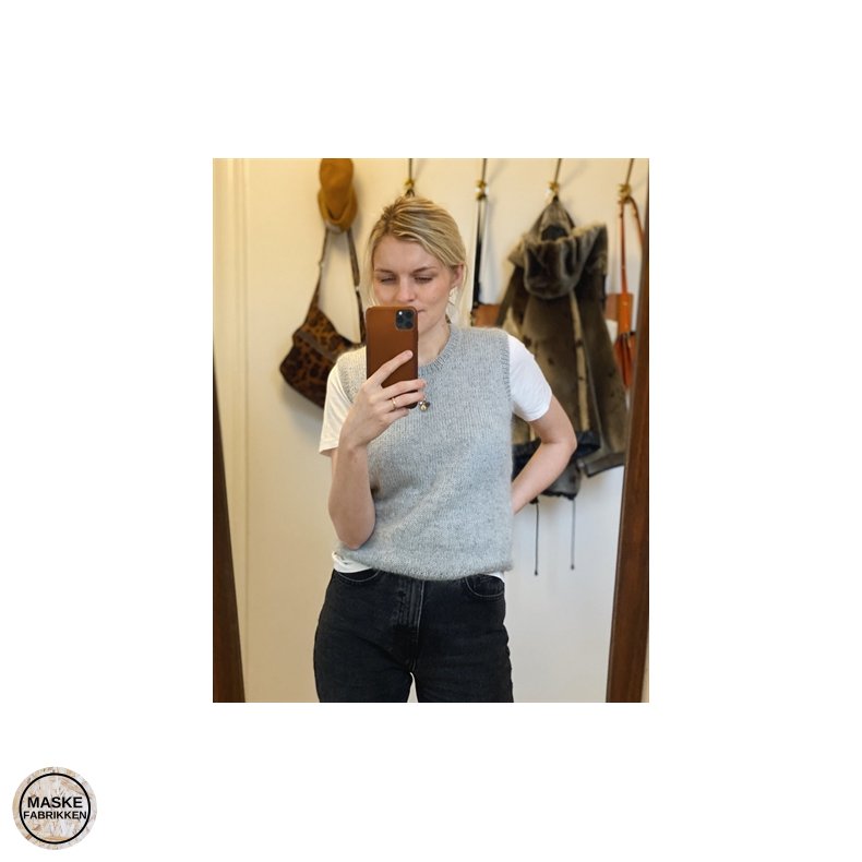 PetiteKnit - Stockholm Slipover, strikkeopskrift (papir)