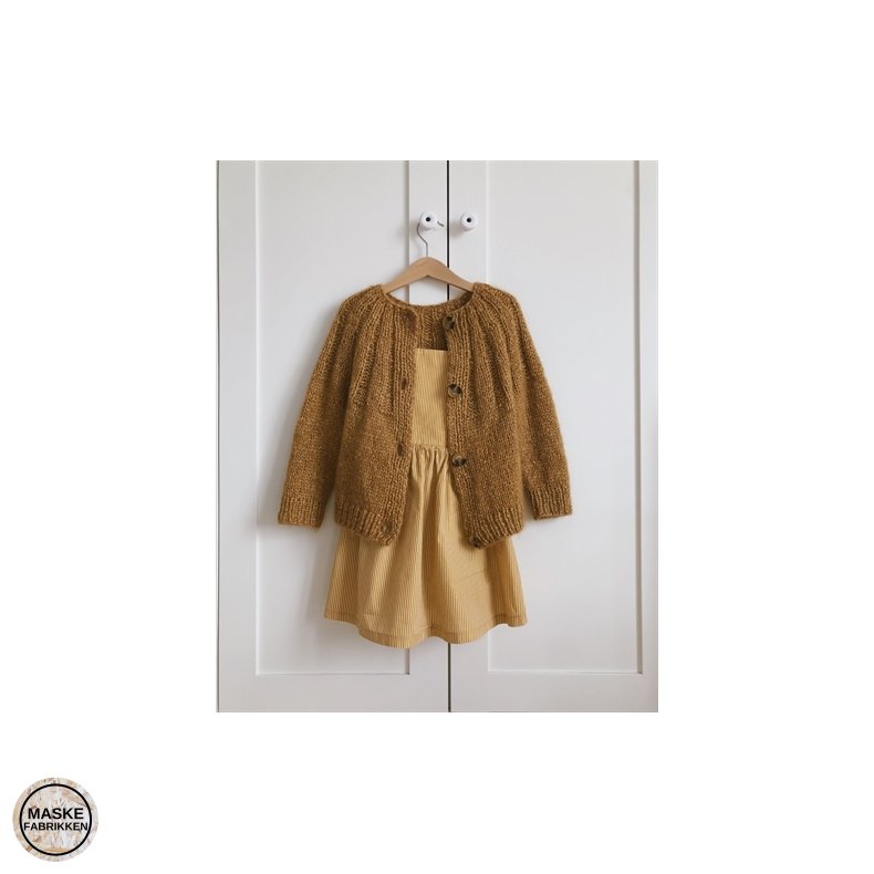 PetiteKnit - Sunday Cardigan Junior, strikkeopskrift (papir)