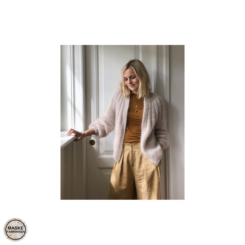 PetiteKnit - Sunday Cardigan - Mohair Edition, strikkeopskrift (papir)