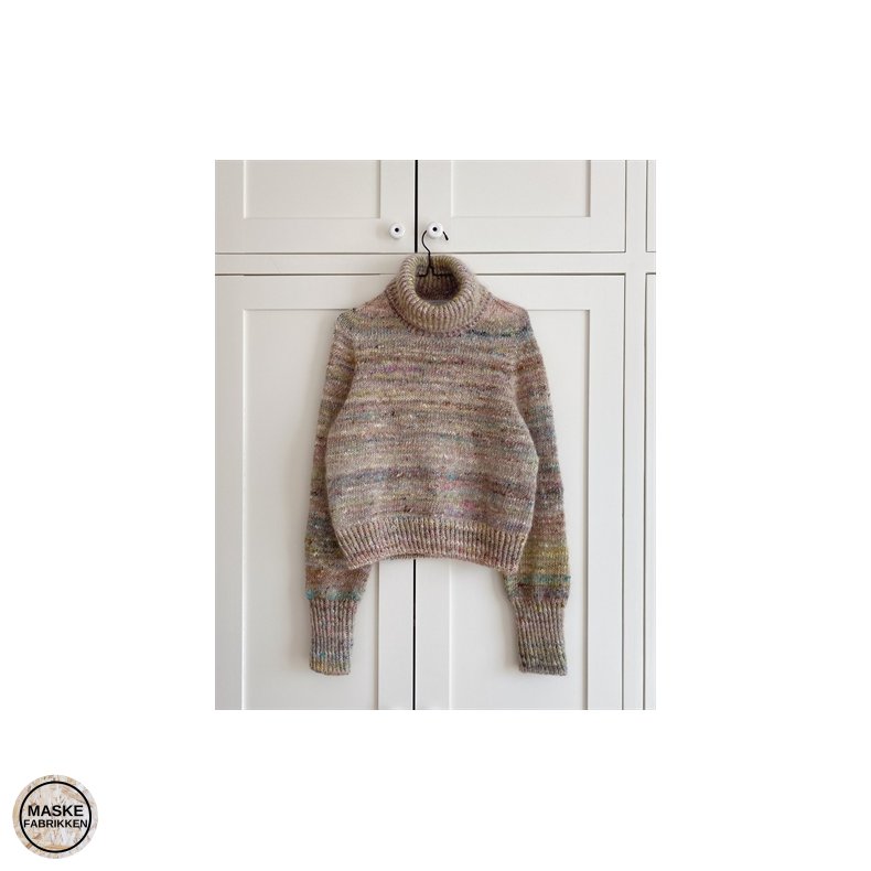 PetiteKnit - Terrazzo Sweater, strikkeopskrift (papir)