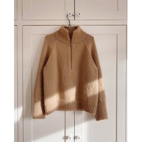 PetiteKnit - Zipper Sweater, strikkeopskrift (papir)